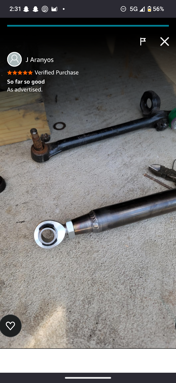 F150 post-runner traction bar weld